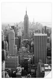 Wandsticker Wolkenkratzer in New York City, USA