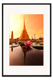 Gerahmter Kunstdruck Wat Phra Kaeo Tempel, Thailand