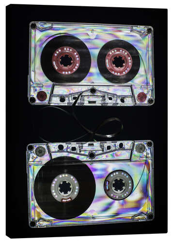 Quadro em tela Vintage cassette tape