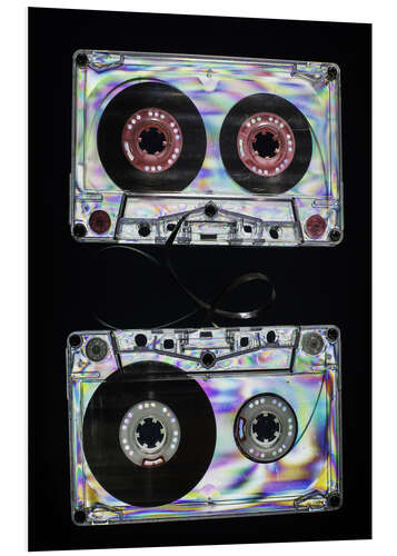 Foam board print Vintage cassette tape