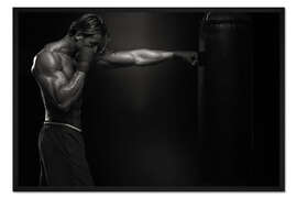 Gerahmter Kunstdruck kraftvoll