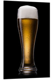 Magnettafel Bier im Glas