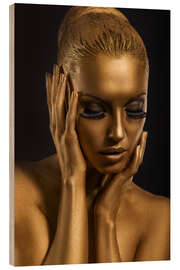 Wood print Fantastic Gold Make Up