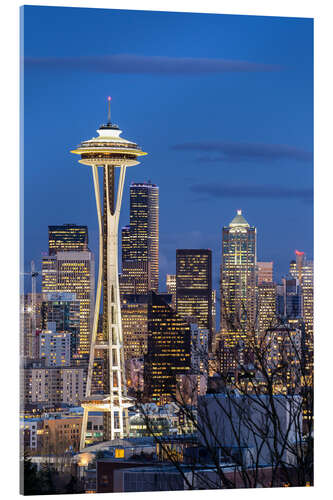 Tableau en verre acrylique Space Needle - Seattle