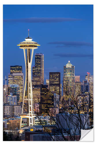 Wall sticker Space Needle - Seattle