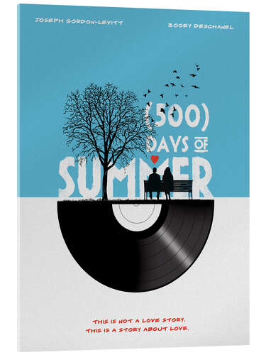 Akryylilasitaulu 500 days of summer