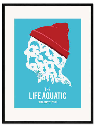 Kehystetty taidepainatus The life aquatic with Steve Zissou
