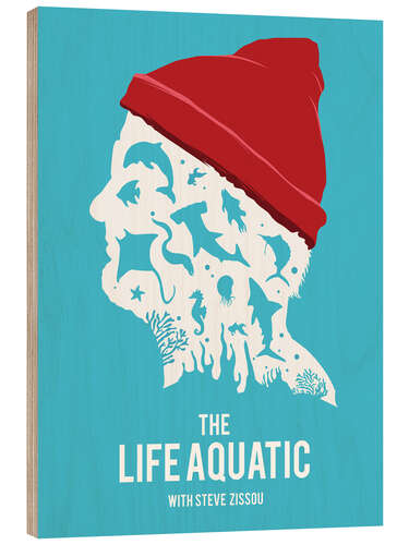 Wood print The life aquatic