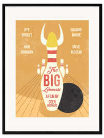 Impresión de arte enmarcada El gran Lebowski (inglés)