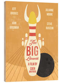 Stampa su legno The Big Lebowski (Il grande Lebowski)