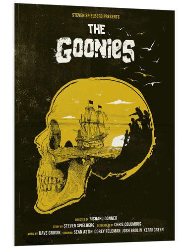 Tableau en PVC Les Goonies (anglais)