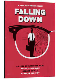 Cuadro de aluminio Falling down (inglés)