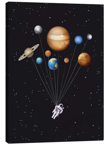 Canvas print Space traveler