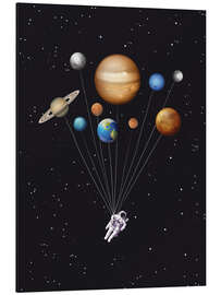 Magnettafel Weltraumreisender