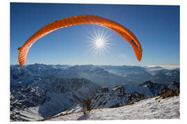 Stampa su PVC paragliding start