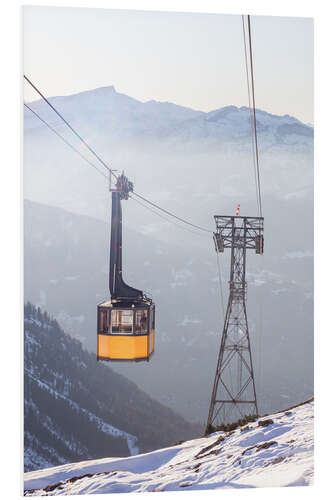 Foam board print Nebelhornbahn