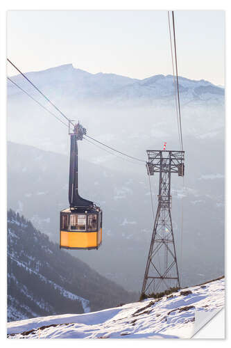 Selvklebende plakat Nebelhornbahn