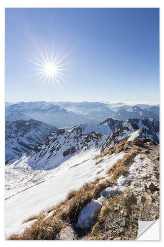 Wall sticker View from Nebelhorn