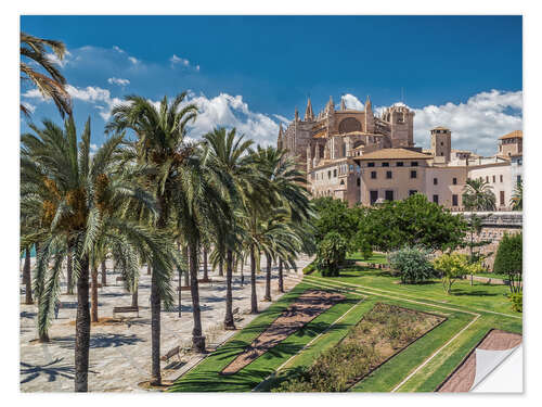 Selvklebende plakat Cathedral "La Seu" Palma de Mallorca