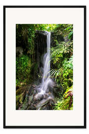 Gerahmter Kunstdruck Wasserfall im Harz