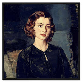 Gerahmter Kunstdruck Porträt einer Frau I