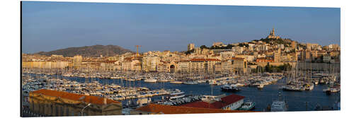 Aluminium print Marseille panoramic