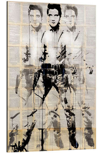 Aluminium print Elvis