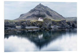 Foam board print Arnastapi - Iceland