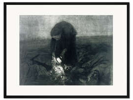 Gerahmter Kunstdruck Schlachtfeld