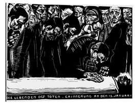 Magnettafel Gedenkblatt für Karl Liebknecht