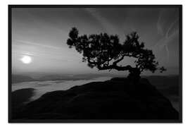 Gerahmter Kunstdruck Elbsandsteingebirge