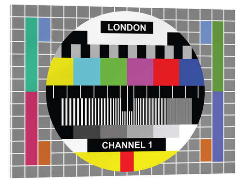 Obraz na szkle akrylowym London TV channel 1