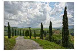 Tableau en aluminium Impression de Toscane