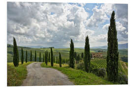 Tableau en PVC Impression de Toscane