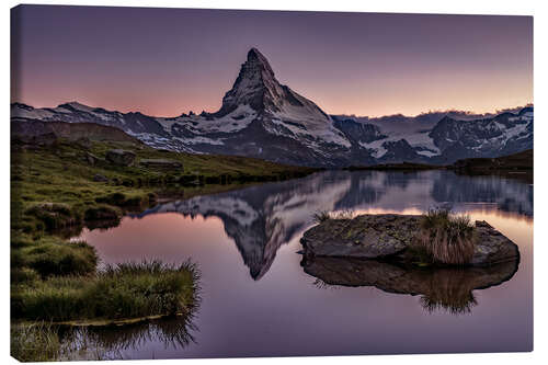 Canvas print Sunset at Matterhorn