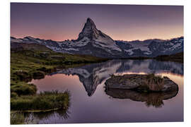 Quadro em PVC Sunset at Matterhorn