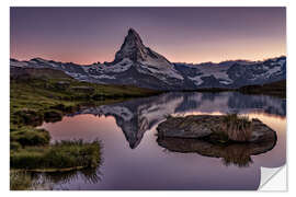 Wall sticker Sunset at Matterhorn