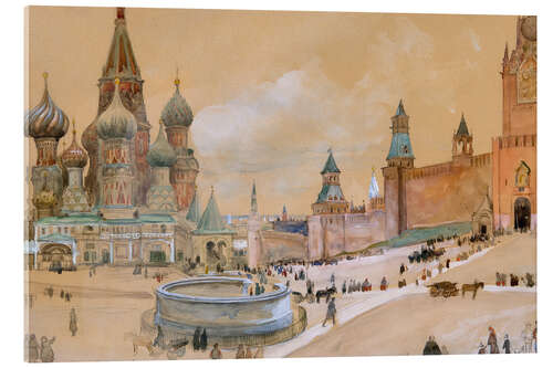 Acrylic print Moscow (Kremlin and St. Basil's Cathedral)