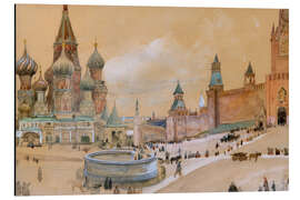 Magnettafel Moskau (Kreml und Basilius-Kathedrale)