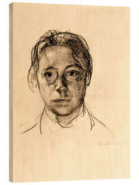 Wood print Self-Portrait with Loose Hair, 1892