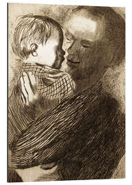 Magnettafel Mutter mit Kind auf dem Arm