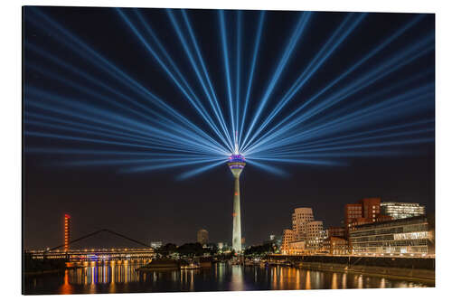 Tableau en aluminium Rheinkomet à Düsseldorf