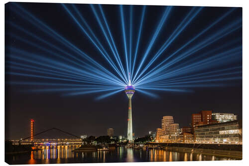 Leinwandbild Rheinkomet in Düsseldorf