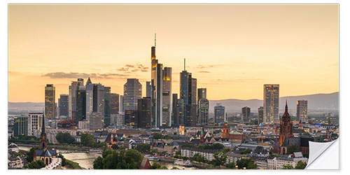 Wall sticker Frankfurt skyline