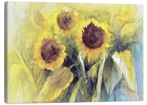 Leinwandbild Sonnenblumen