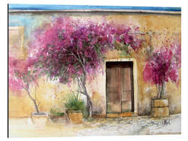 Tableau en aluminium Bougainvillea on Mallorca