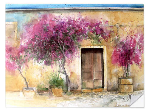 Naklejka na ścianę Bougainvillea on Mallorca