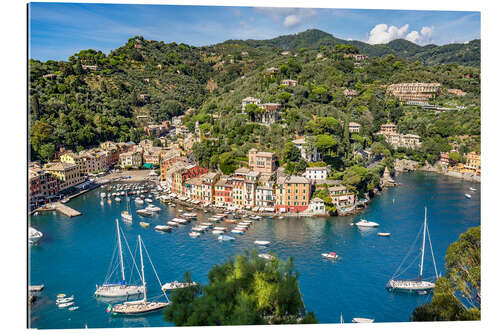 Gallery print Harbor of Portofino in Liguria, Italy