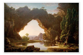 Wall print  An Evening in Arcadia - Thomas Cole