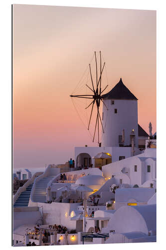 Gallery print Santorini sunset